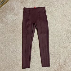 Spanx Faux Suede Leggings NWOT
